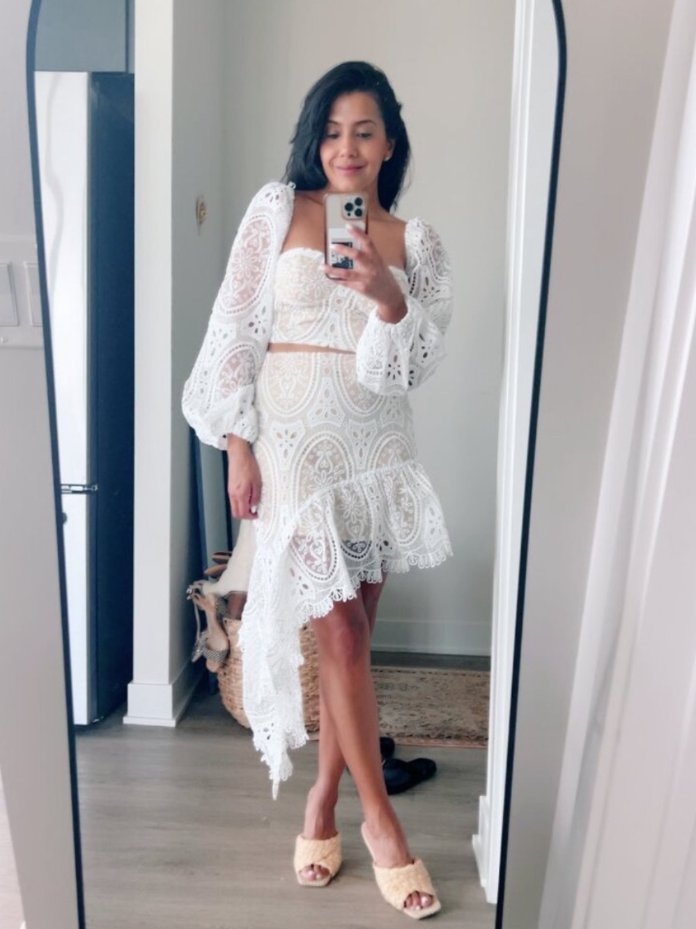 NWT 12th Tribe Cecilia Eyelet Crop Top - Picture 3 of 11